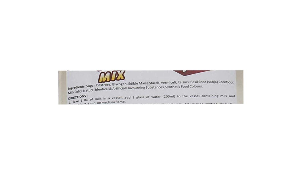 Tripple Star Falooda Mix Powder, Flavoured    Pack  400 grams